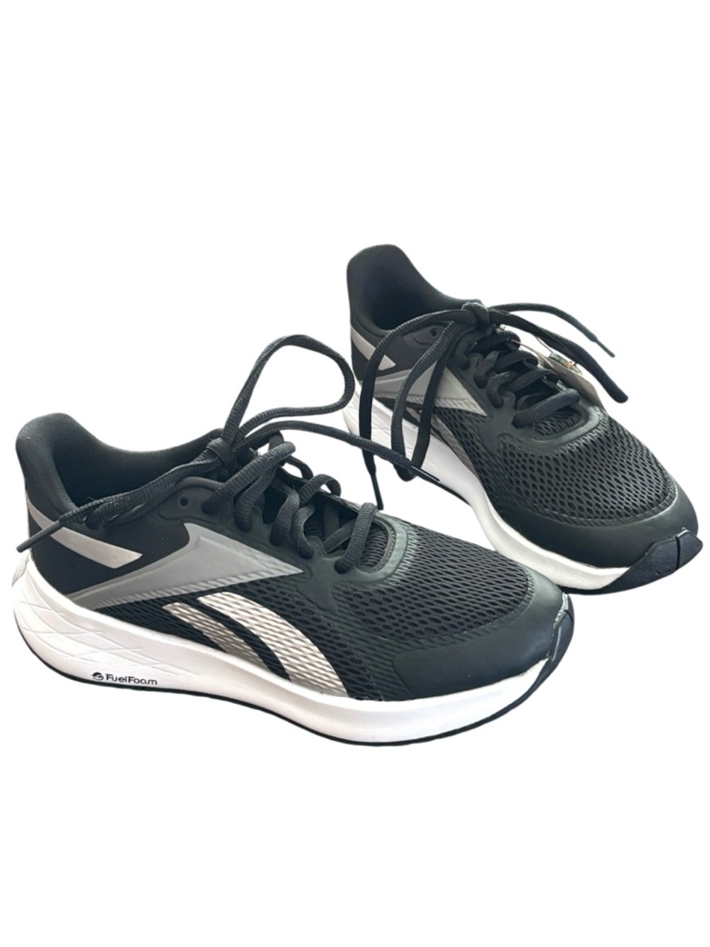Reebok NWT Energen Run Fuel Foam Running Shoe Black Sz 6 Comfort Gym Athletic